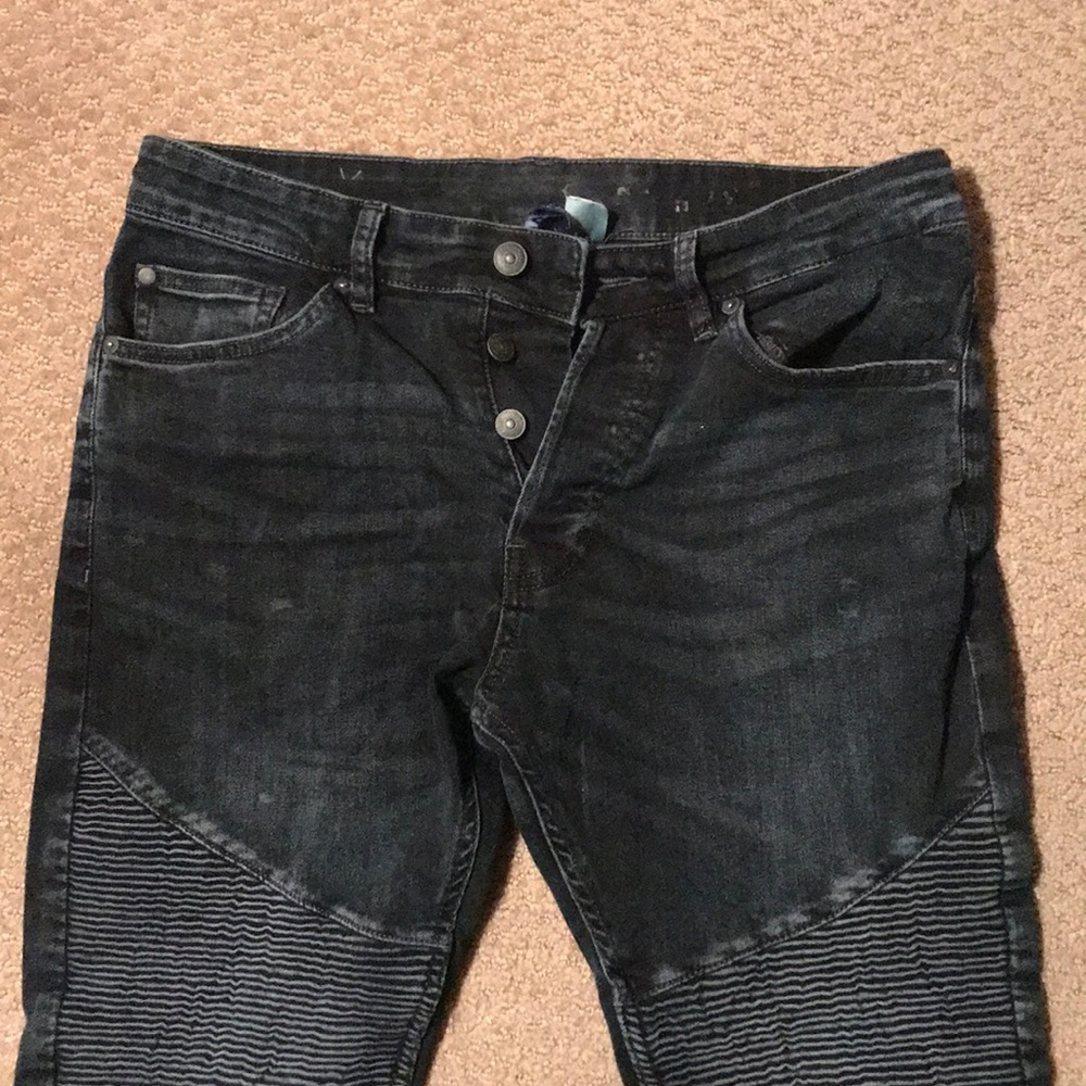 Skinny Biker Jeans (New) - Picture 2 of 4